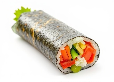 Hand rolled sushi cone