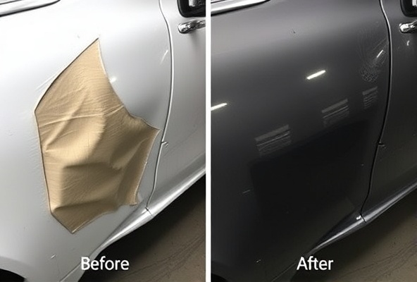 Panel Beating - Before & After