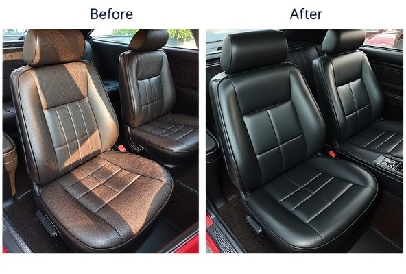 Upholstery Repair - Before & After