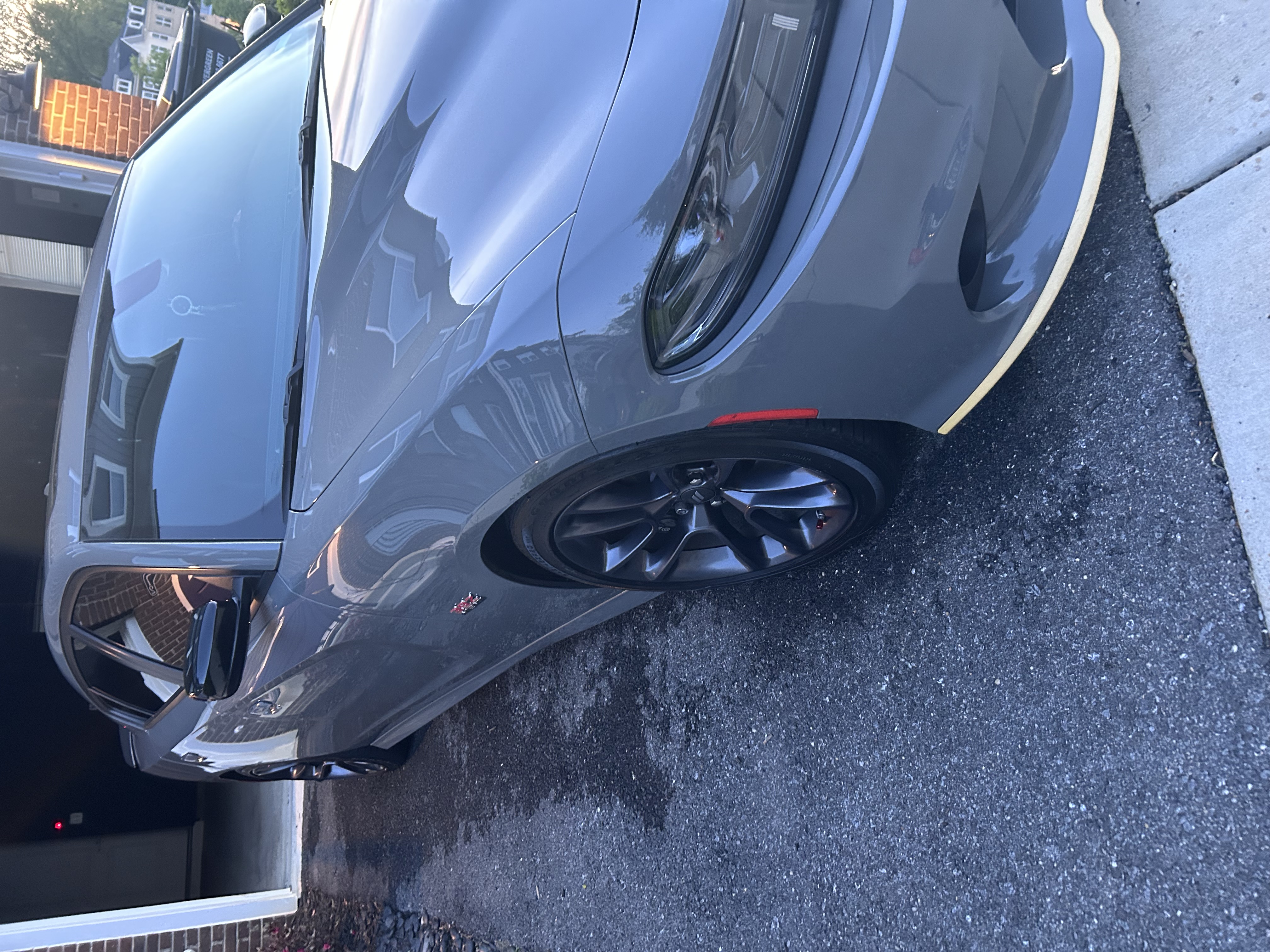 Completed car detailing work