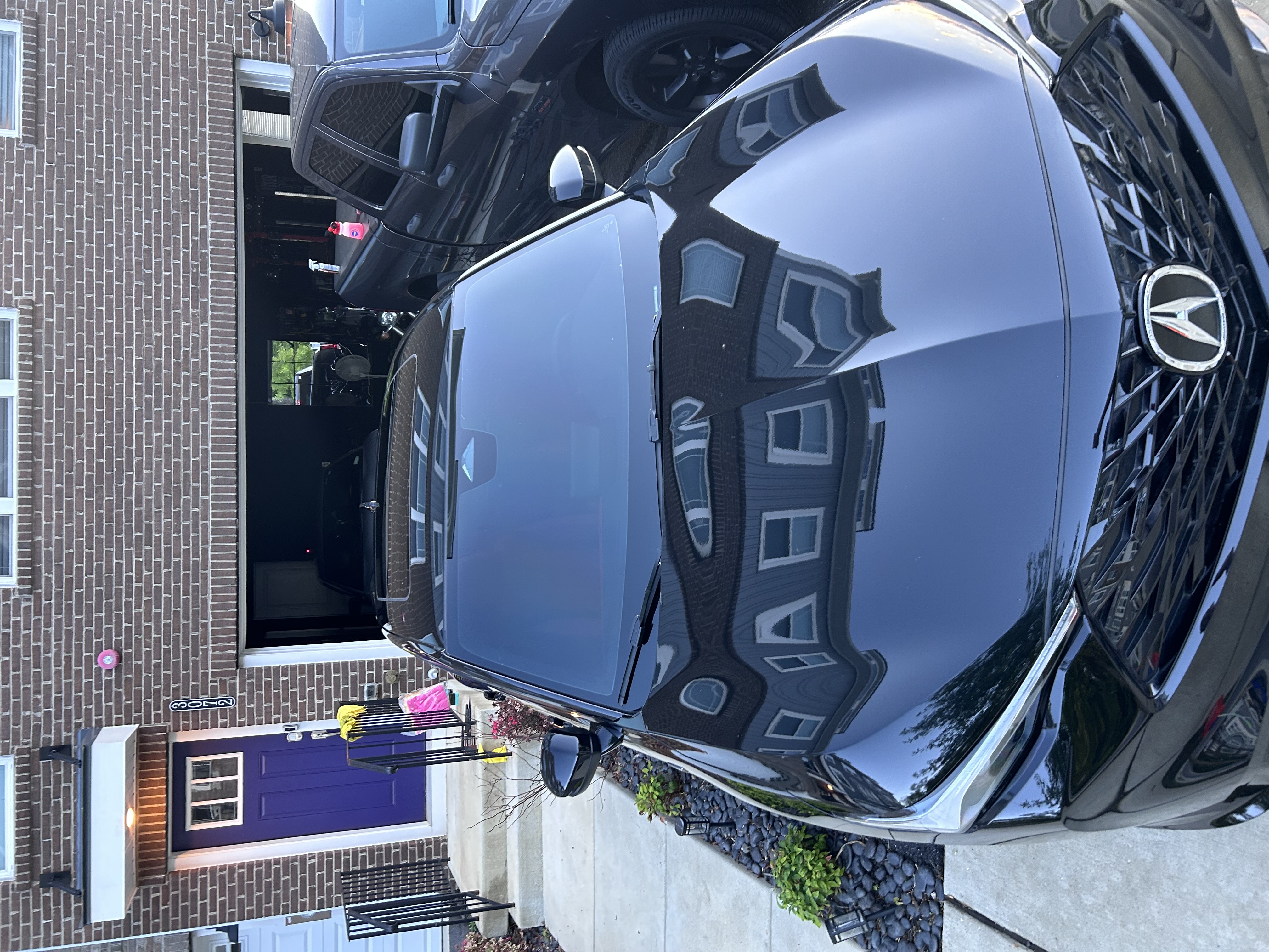 Completed car detailing work
