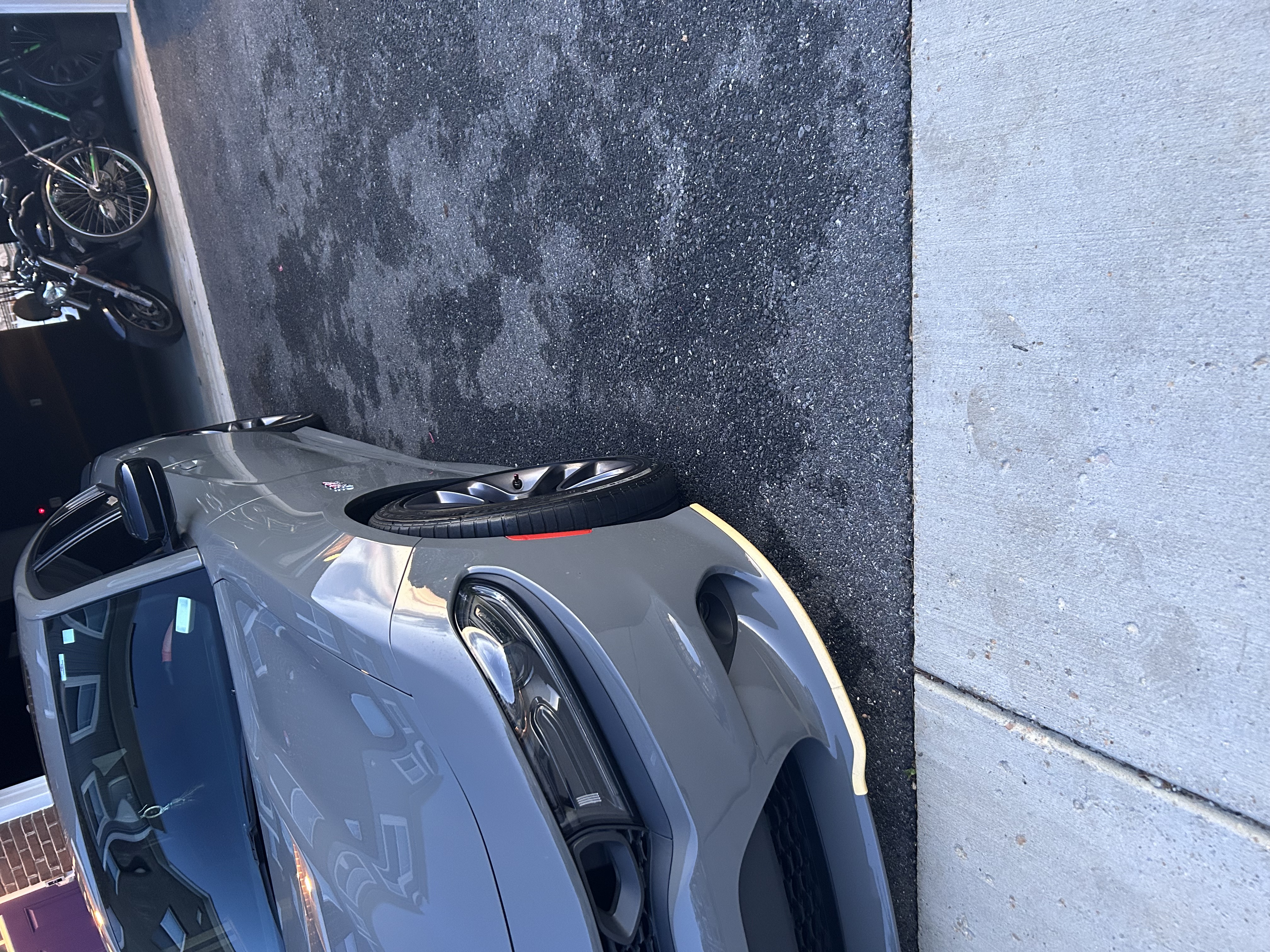 Completed car detailing work