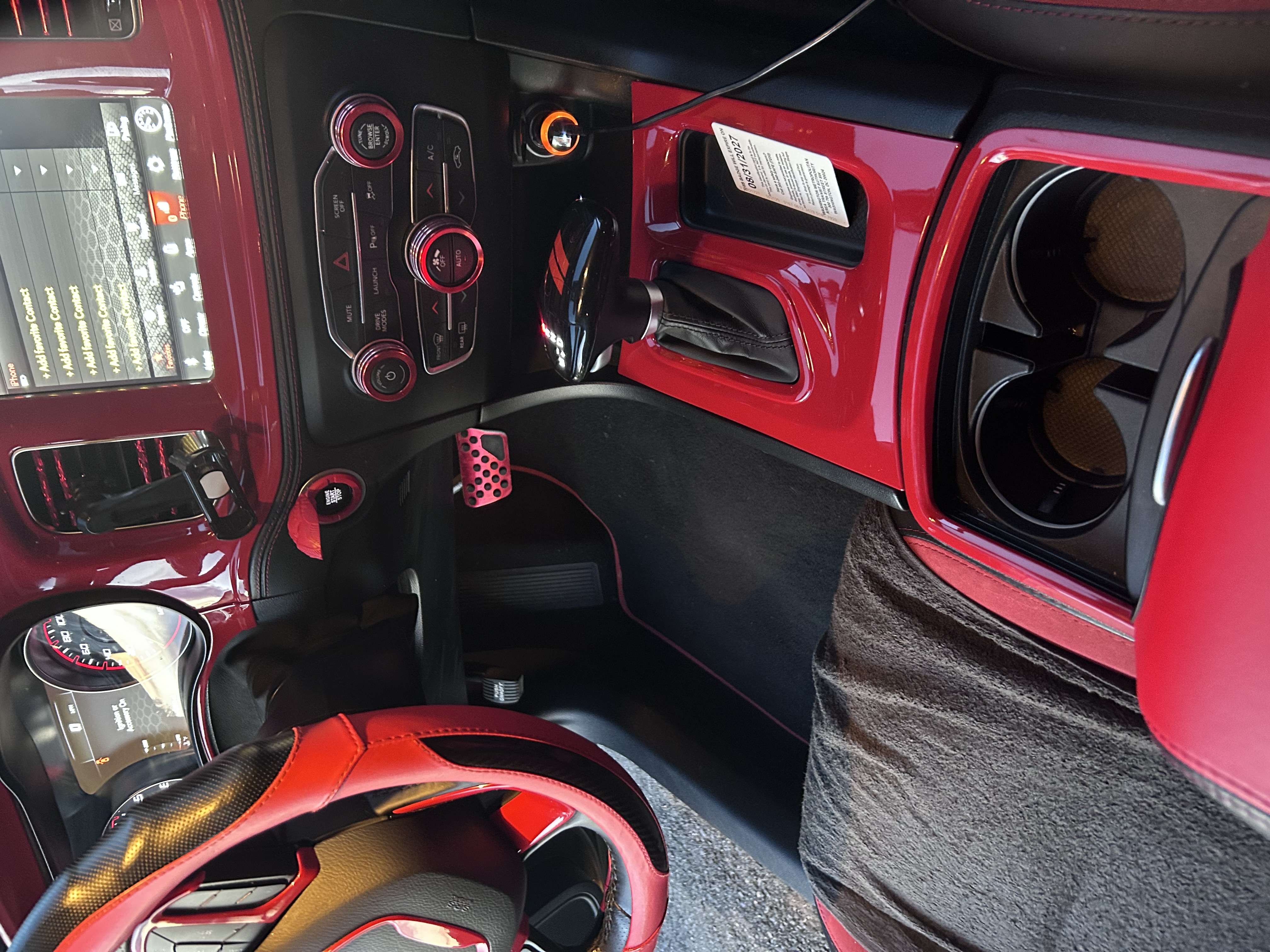 Completed car detailing work