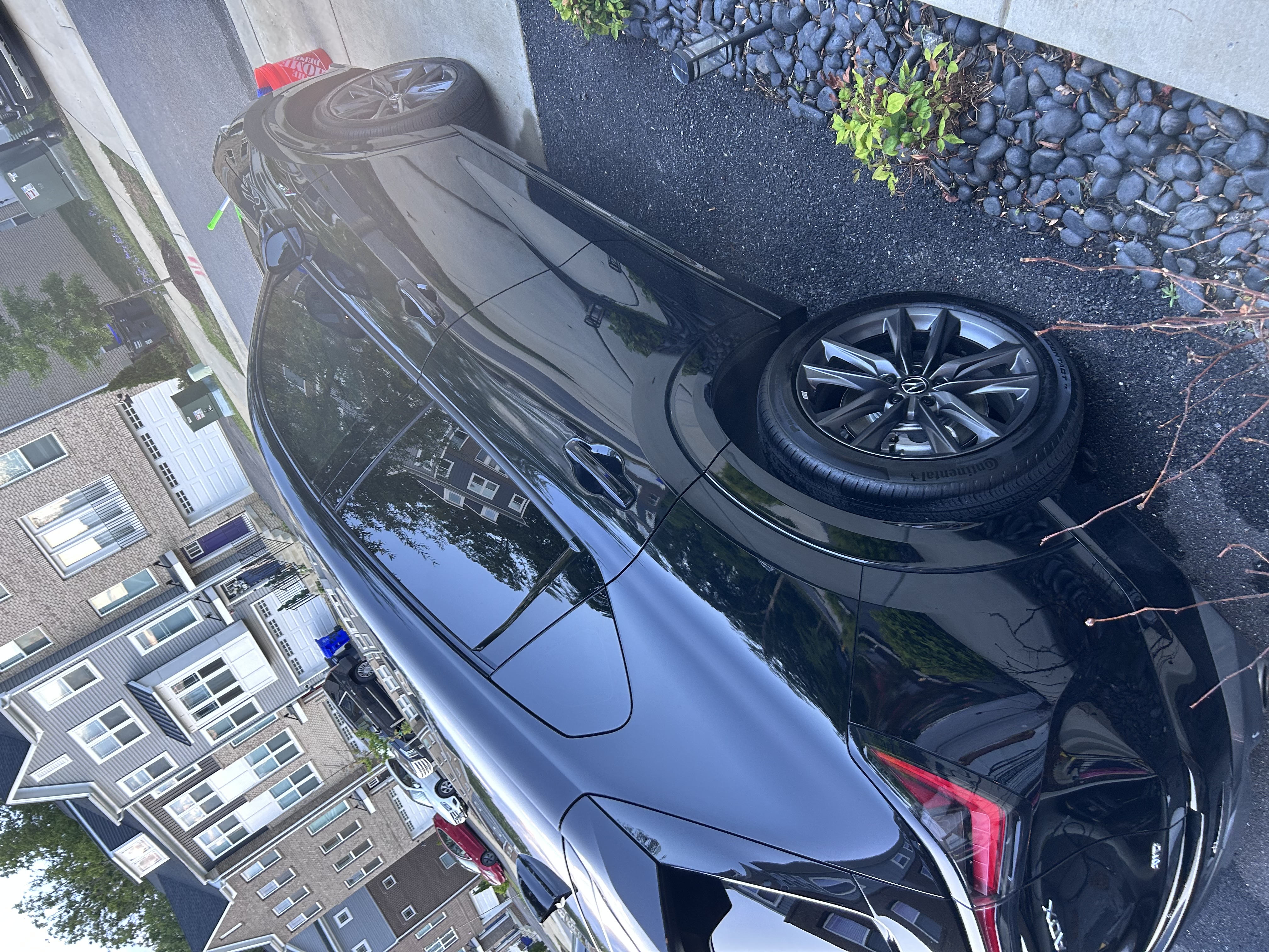 Completed car detailing work