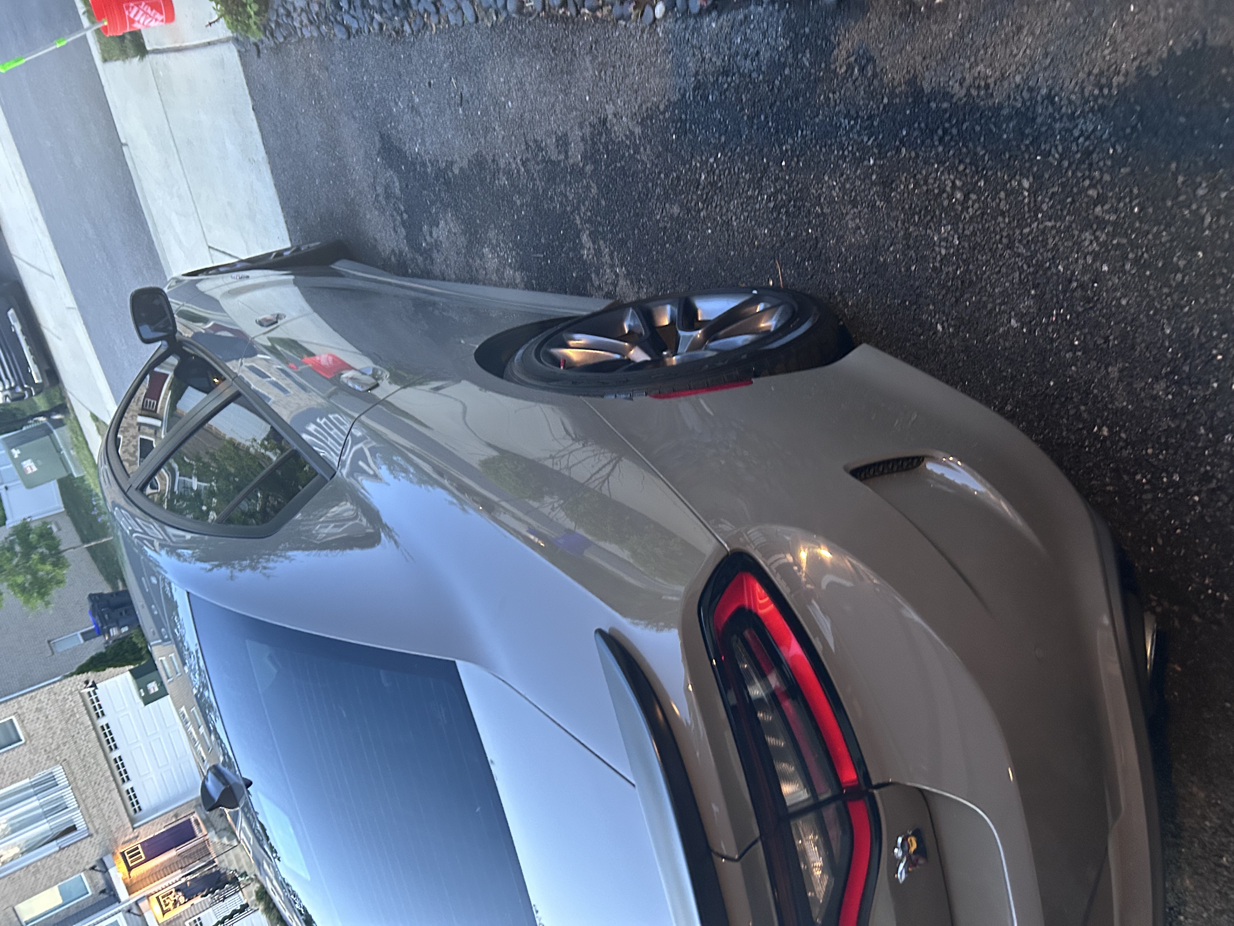 Completed car detailing work