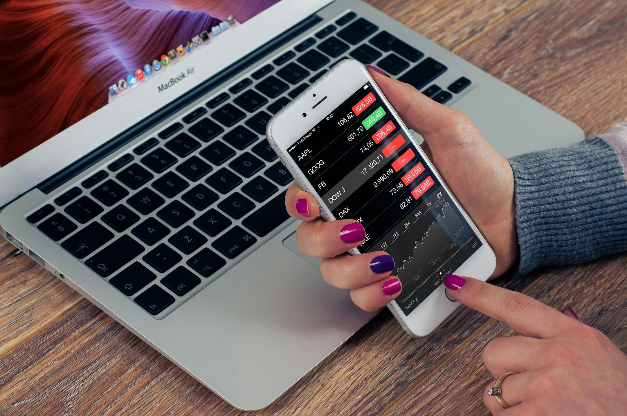 Checking stock market prices