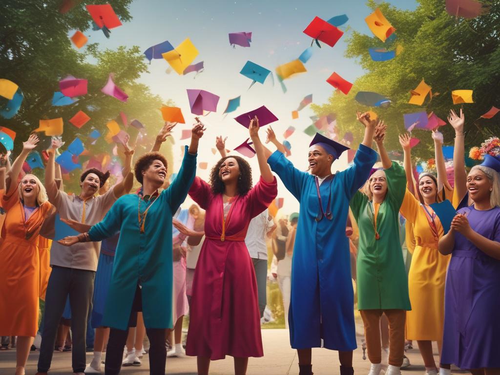 A realistic high resolution illustrating a diverse group of LGBTQI