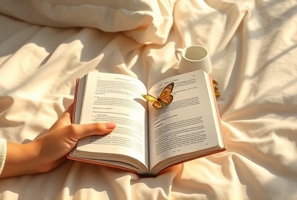 Woman journaling with coffee