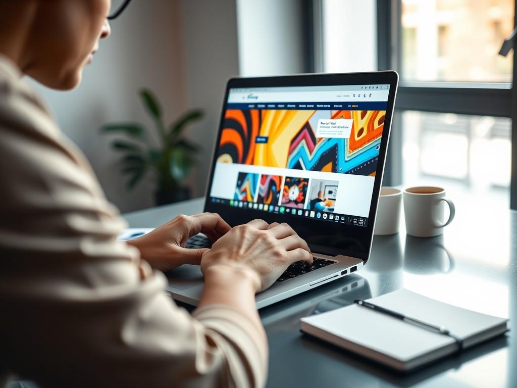 A close up shot of a person working on a