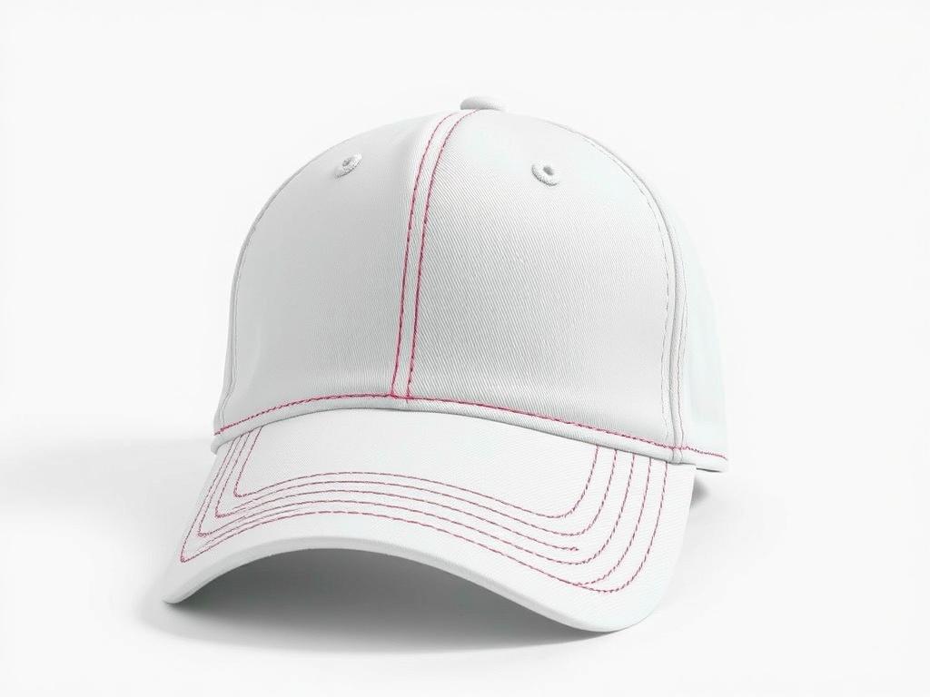 A realistic high-resolution photo of a customizable cap shown against a clean background. The cap should display a vibrant embroidery design that reflects personal style. The focus should be on the cap's structure and colors, highlighting its versatility.