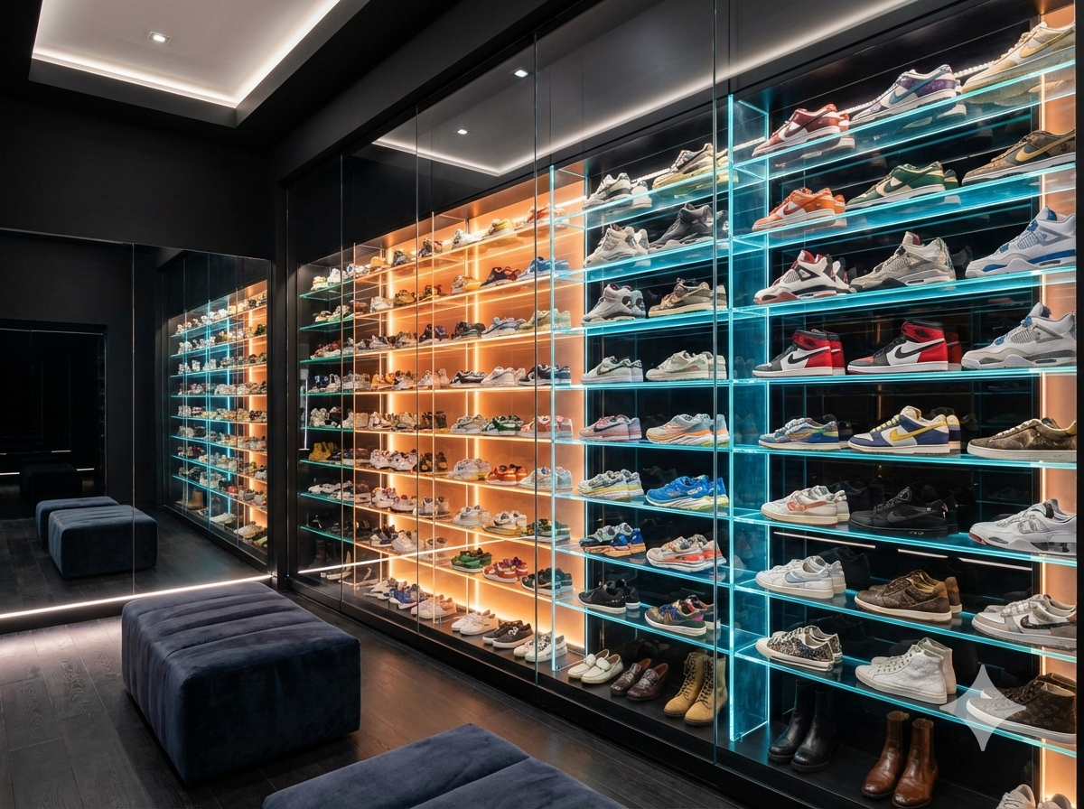 Footwear collection at SoleLow – Jordan & Nike essentials, Hoka, New Balance, Balenciaga & more.