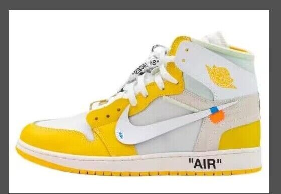 Off-White x Air Jordan 1 Retro High OG Canary Yellow White Canary Yellow Black – premium QC stock at SoleLow