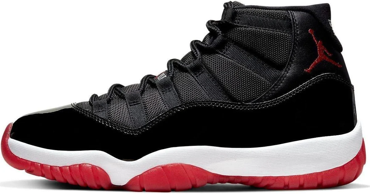 Air Jordan 11 Retro Bred detail view – SoleLow premium sneaker