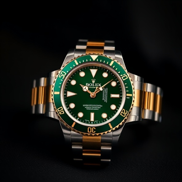 Rolex Submariner style luxury watch – SoleLow premium timepiece