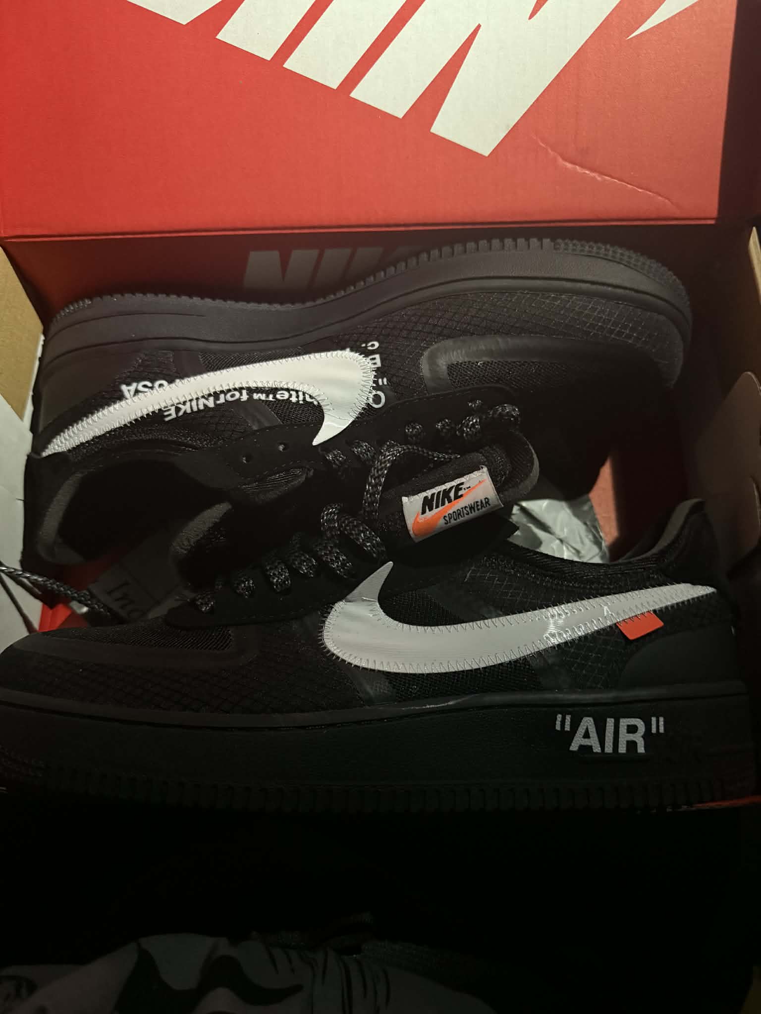 Off-White x Nike Air Force 1 Low Black – premium QC stock at SoleLow