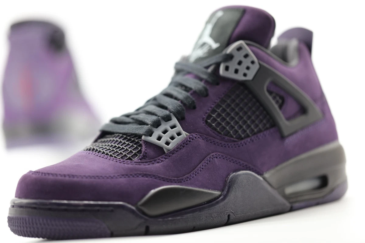 Travis Scott x Air Jordan 4 Purple Suede
