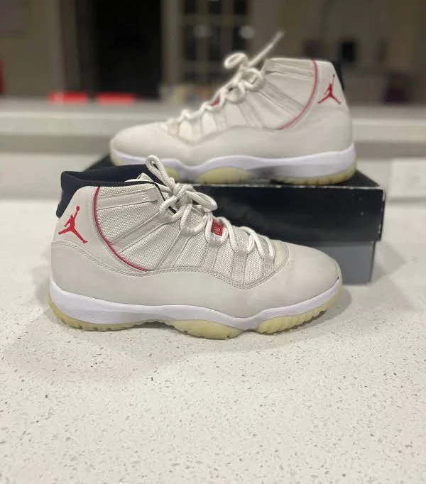 Air Jordan 11 Retro Platinum Tint 378038-016 third view – premium QC stock at SoleLow