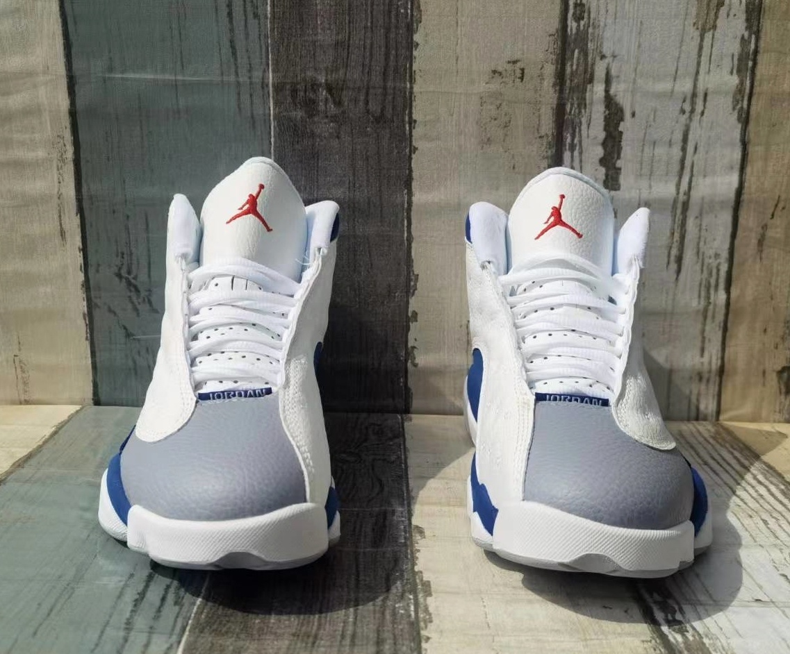 Air Jordan 13 Retro French Blue Metallic Gold Black angle 3 – premium QC stock at SoleLow