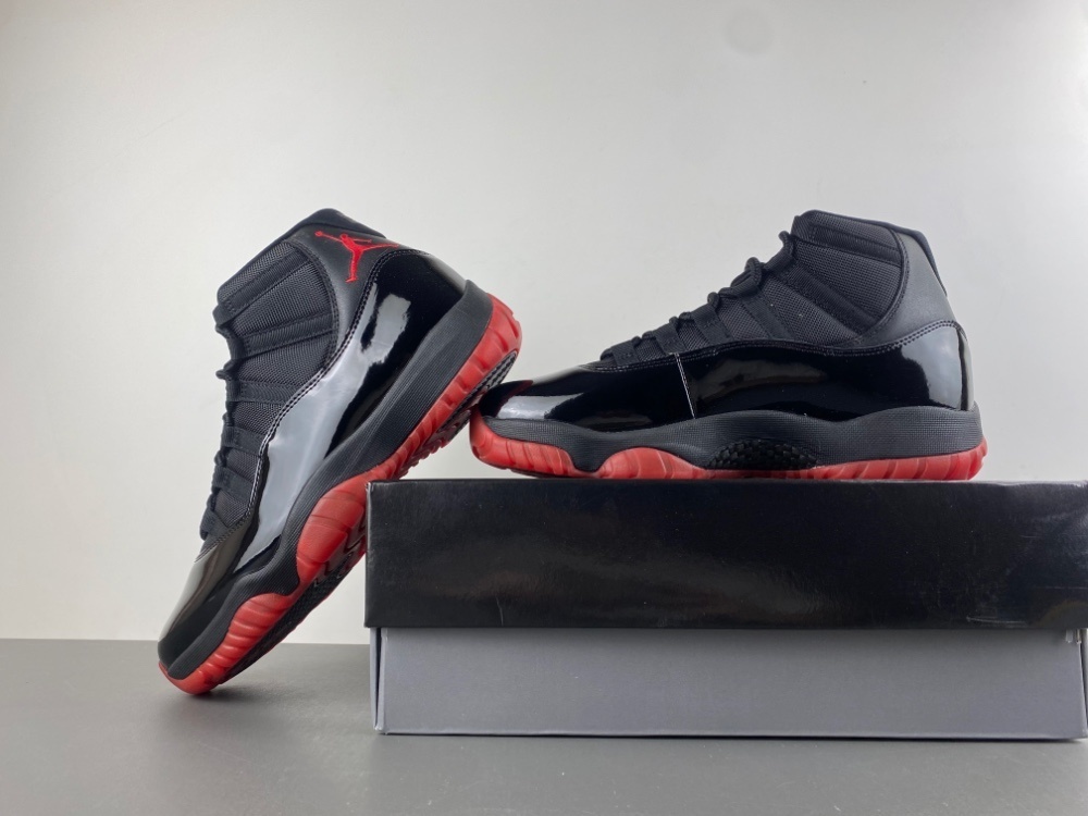 Air Jordan 11 Retro Dirty Bred Custom alternate view – SoleLow premium sneaker