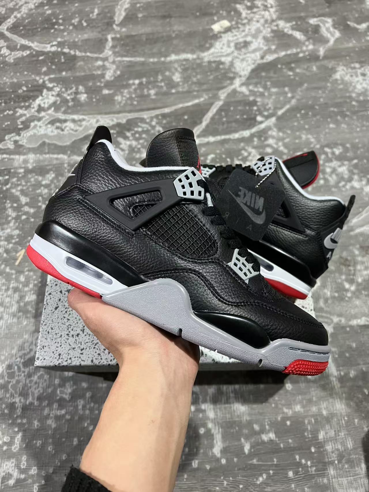 Air Jordan 4 Bred Reimagined