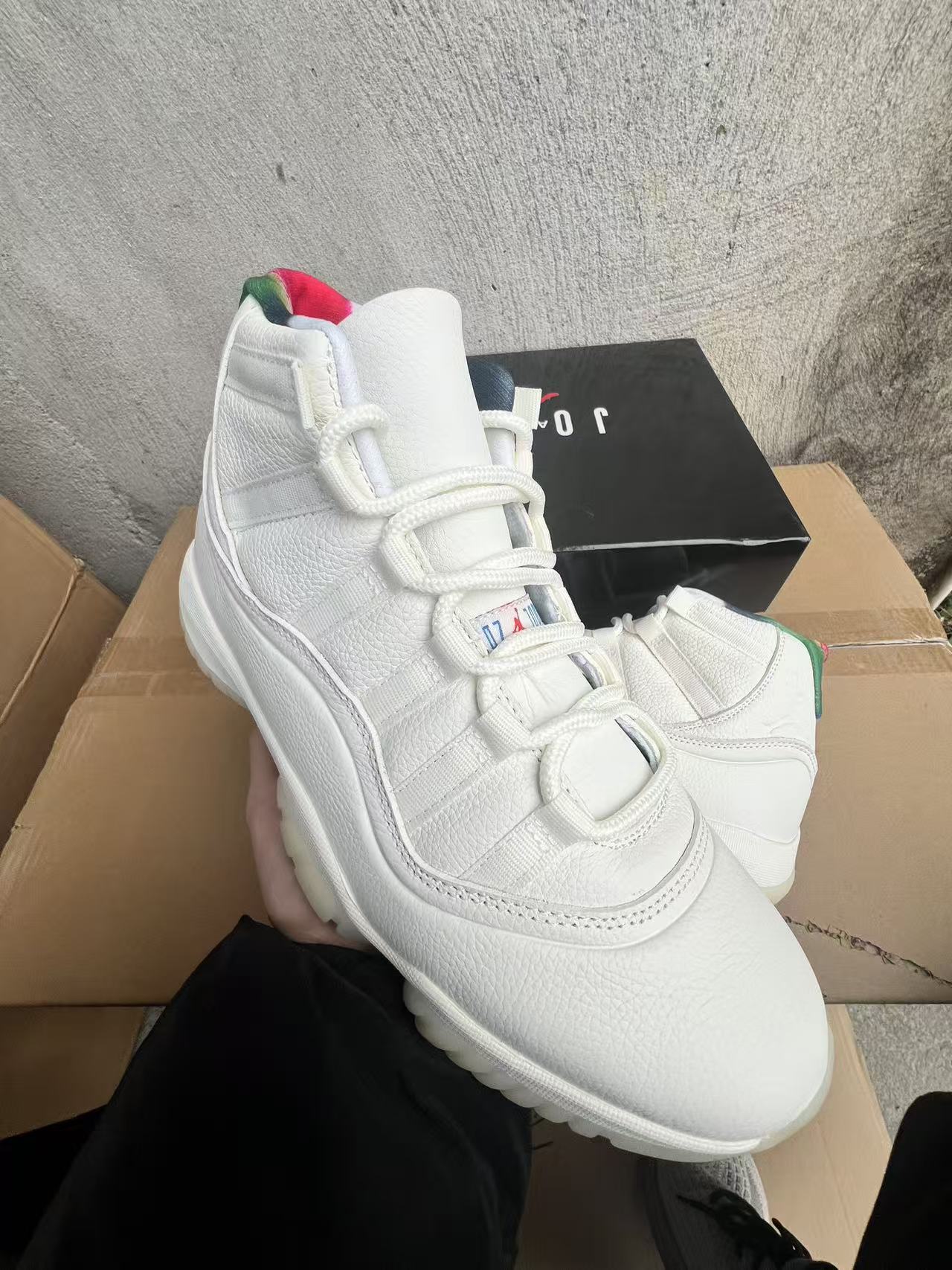 Air Jordan 11 285 Atlanta IO8959-133 front view – premium QC stock at SoleLow