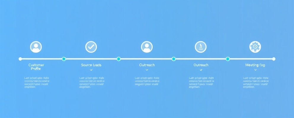 5-step lead generation process timeline