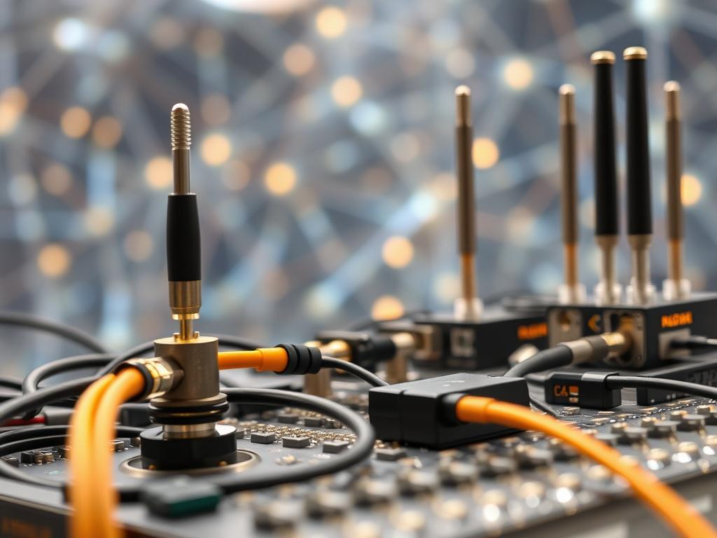 A close up view of a state of the art