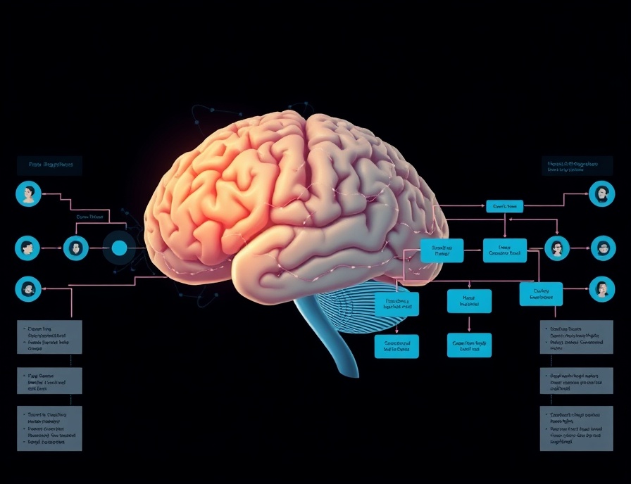 Brain and organizational confidence system visualization