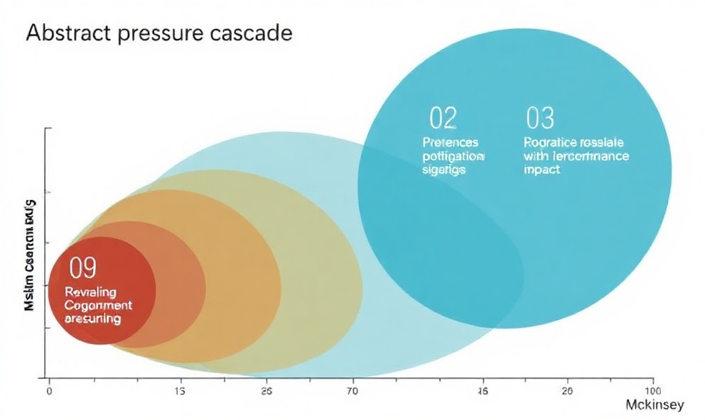 Pressure cascade visualization