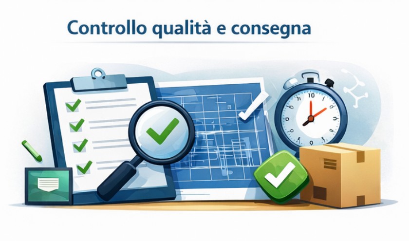 Controllo qualità e consegna
