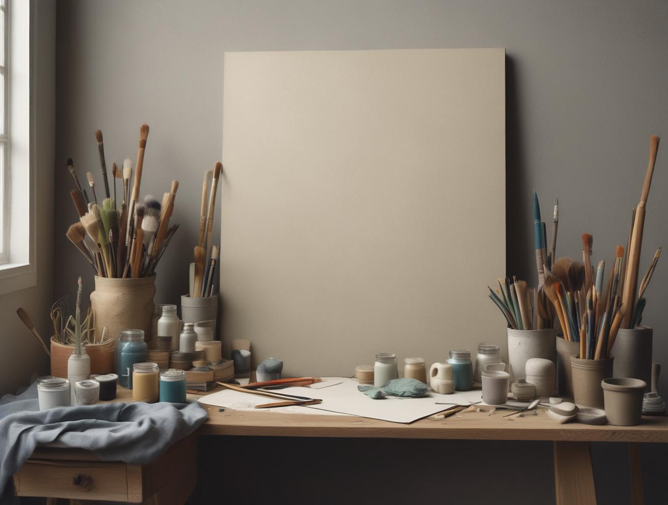 art studio, creativity, painting