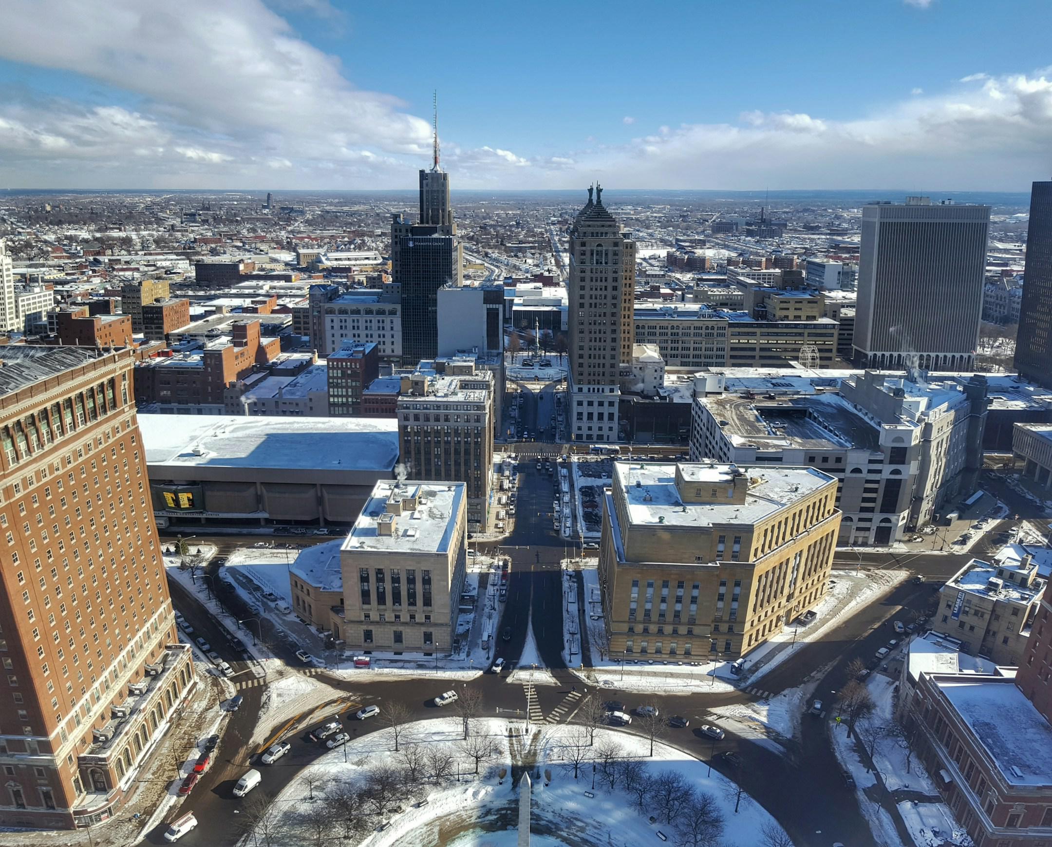 View of Buffalo from Townhouse