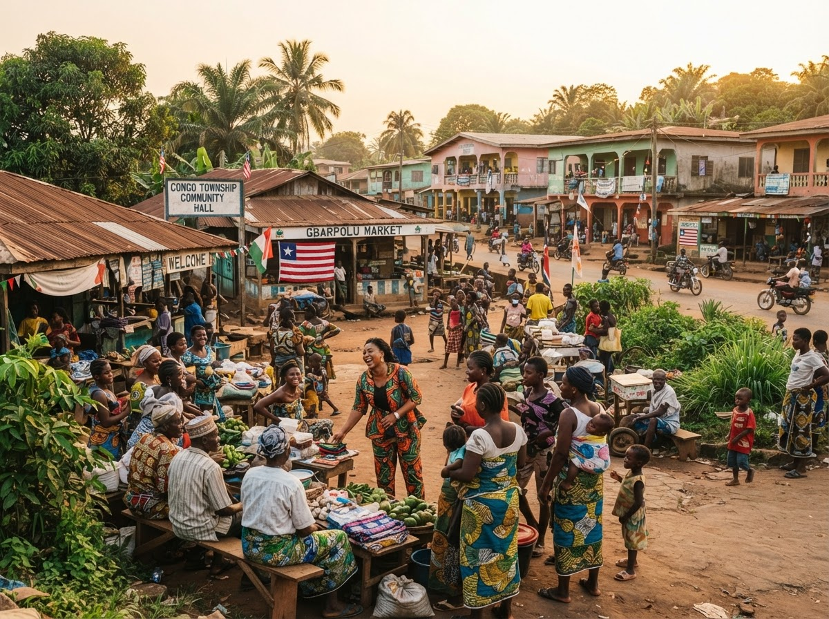 Vibrant Congo Township community scenes and local residents