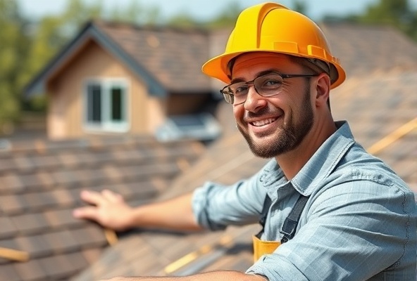 Professional roofing contractor demonstrating quality workmanship
