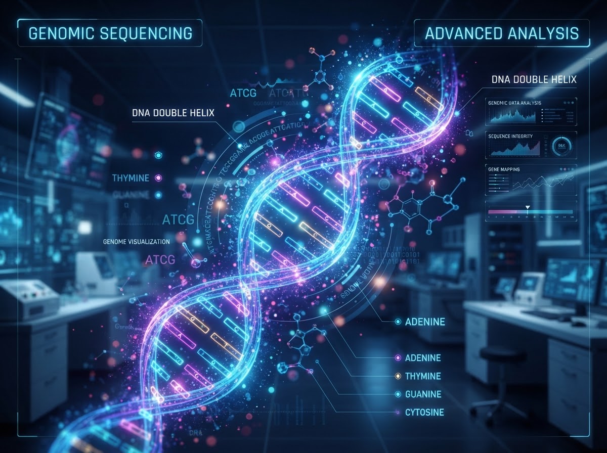 DNA helix visualization