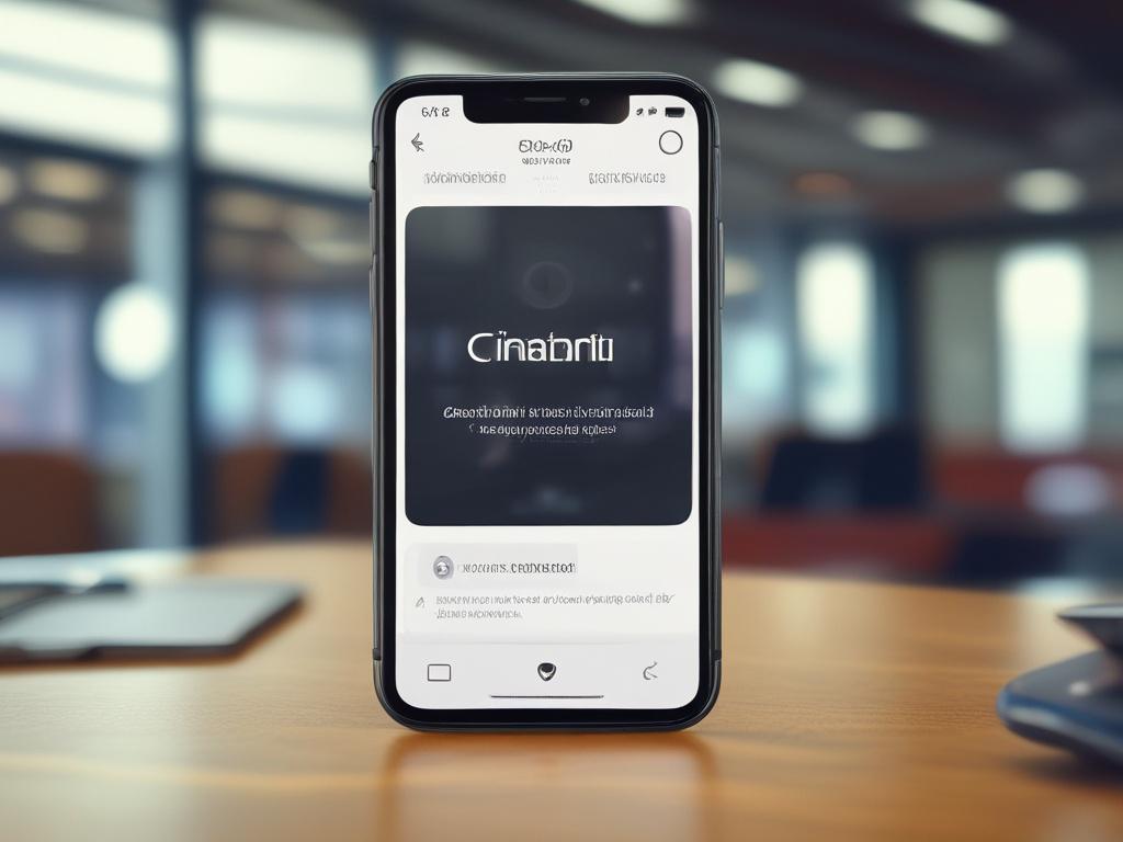 A close up shot of a smartphone screen showing a