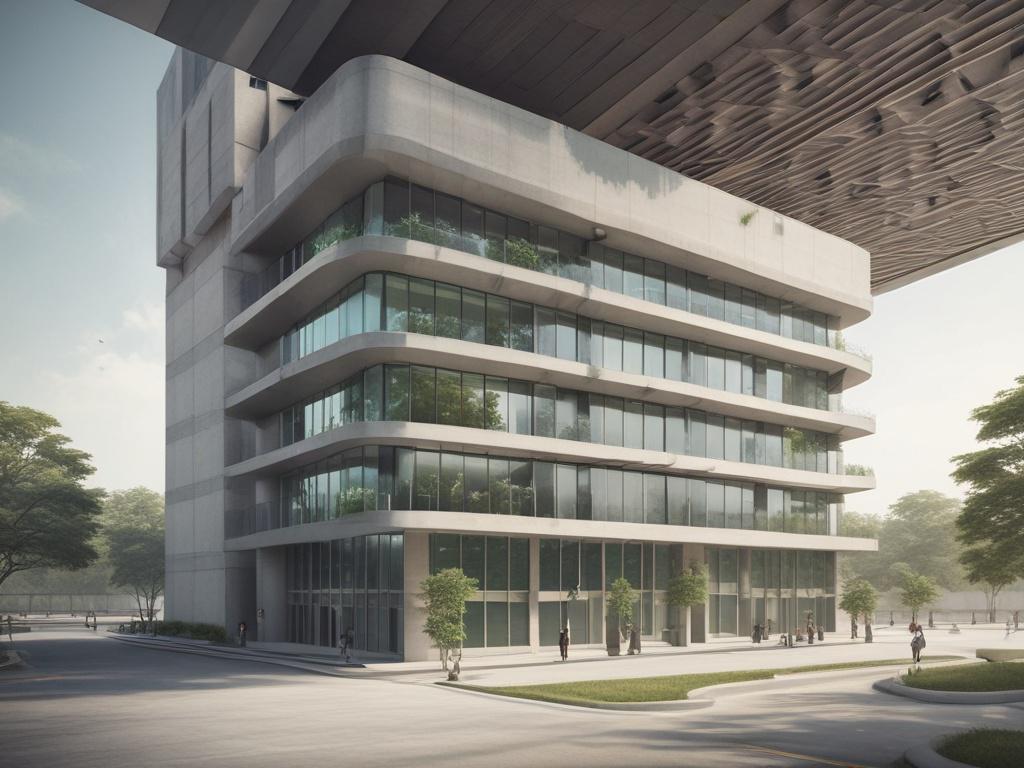 energy-efficient HVAC system, commercial office building, sustainable design, Noida