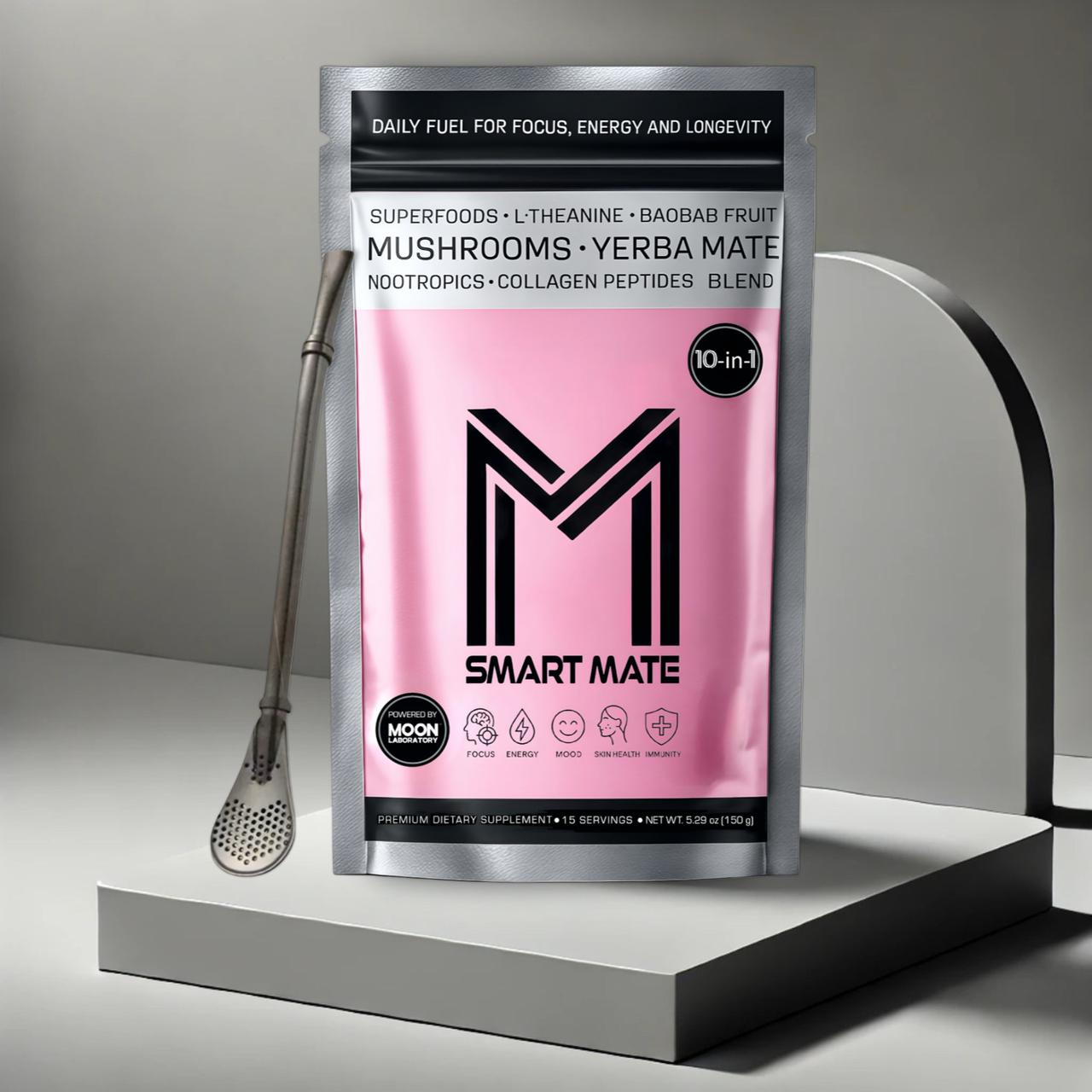 functional tea yerba mate detox blend energy drink powder adaptogen nootropic collagen natural caffeine sugar free focus clarity antioxidant metabolism support weight loss wellness immunity bombilla spoon included 2.jpeg