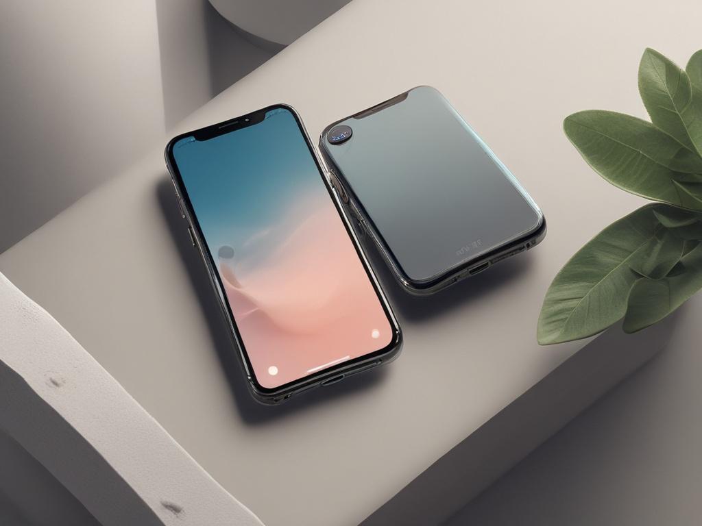 smartphone, OLED display, modern design, triple-lens camera