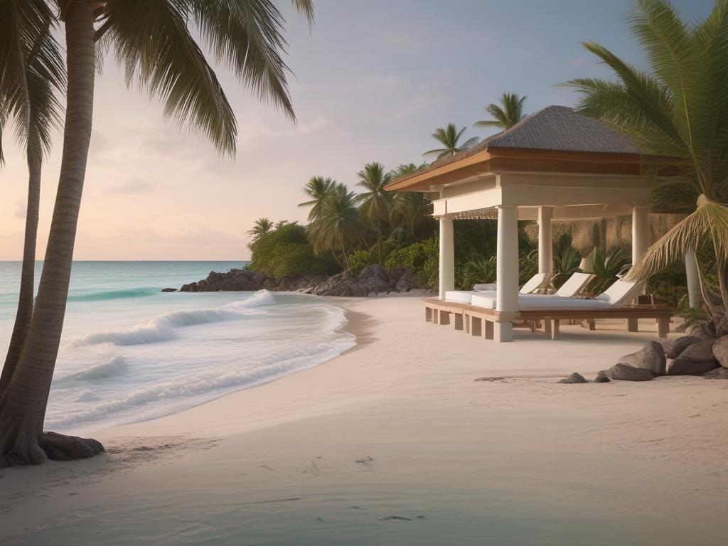 luxury, Caribbean, retreat, beachfront, spa