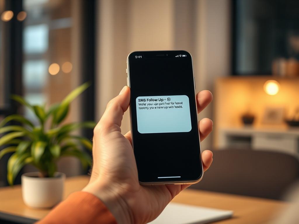 A close up shot of a phone displaying a personalized