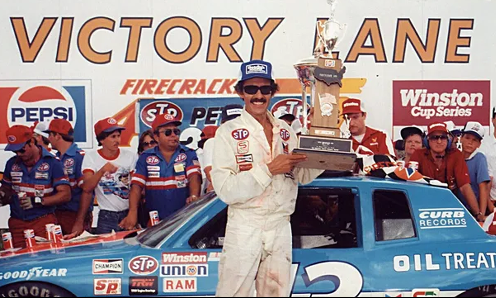A Legacy Defined - NASCAR trophy and victory