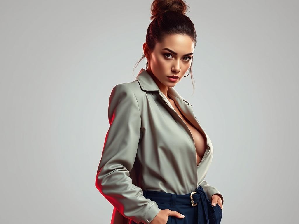 Generate a high resolution image of a woman in a