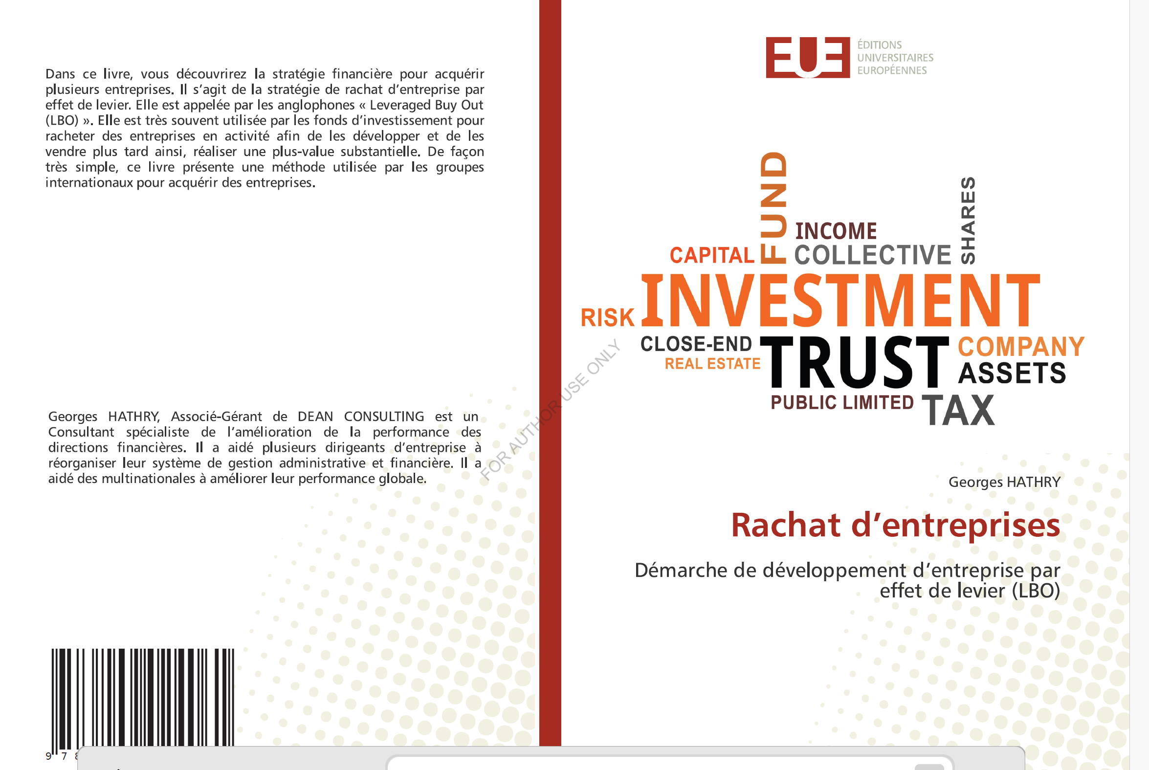 Rachat d'entreprises - Livre #64 (Français)