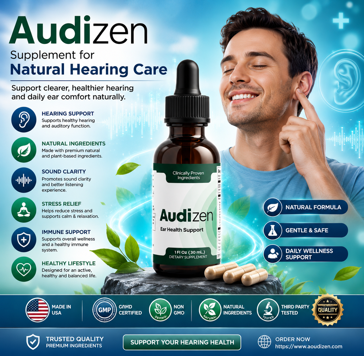 Audizen Supplement Bottle