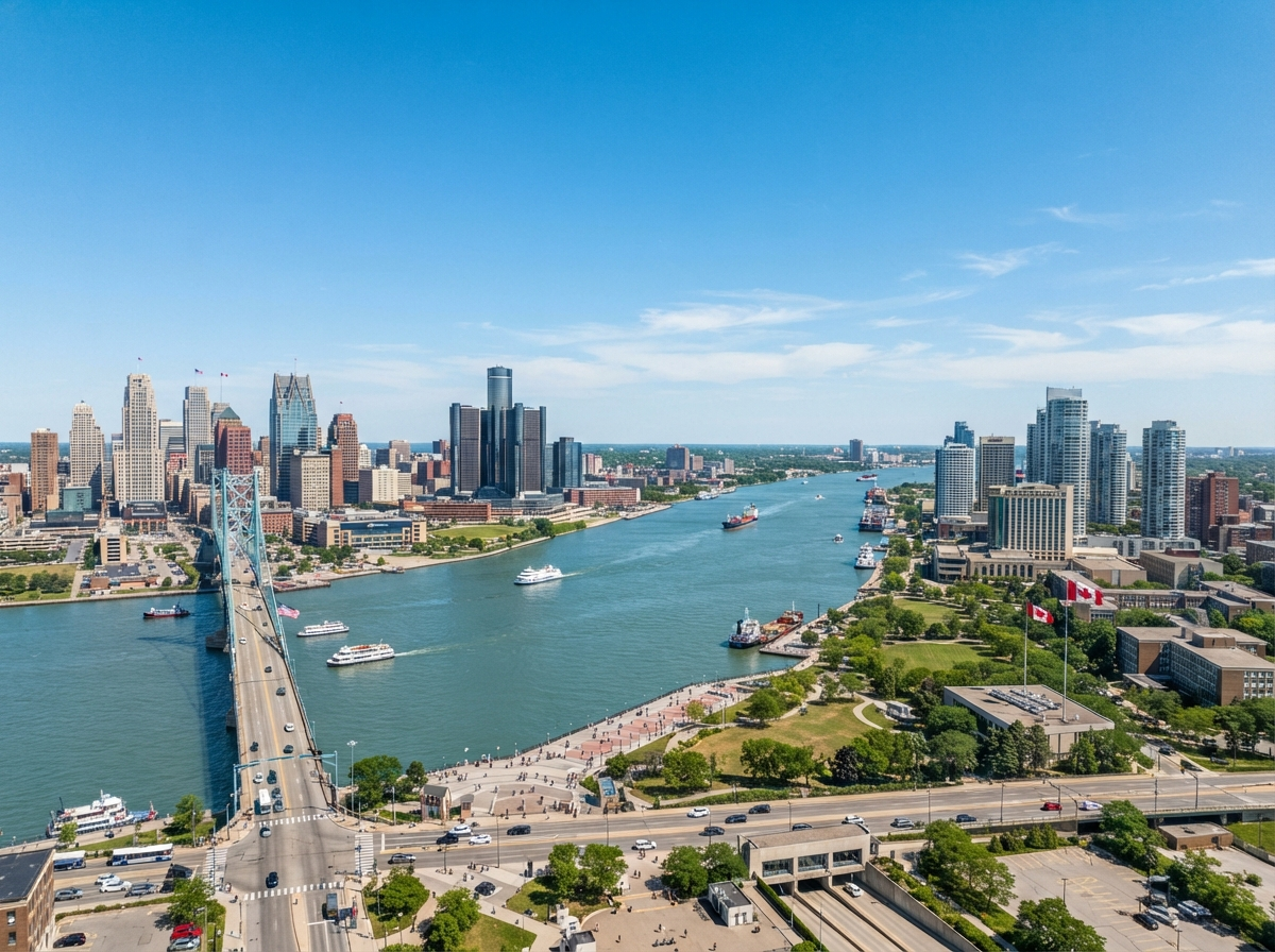 North American cityscape