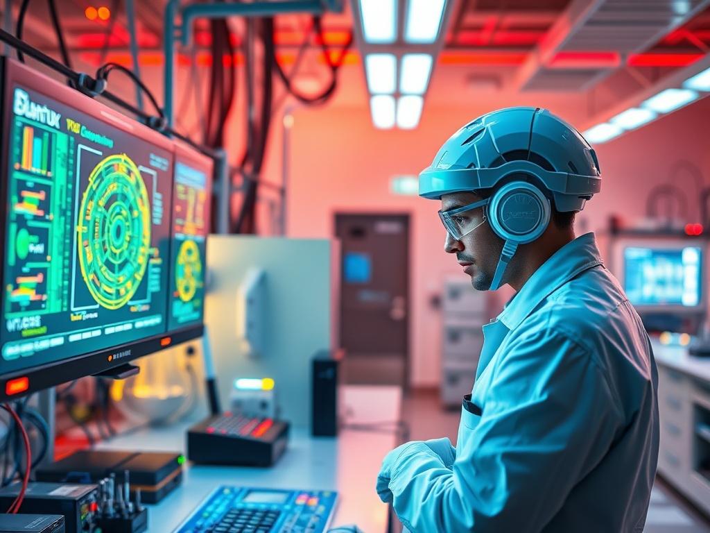 A hyper realistic close up shot of a high tech