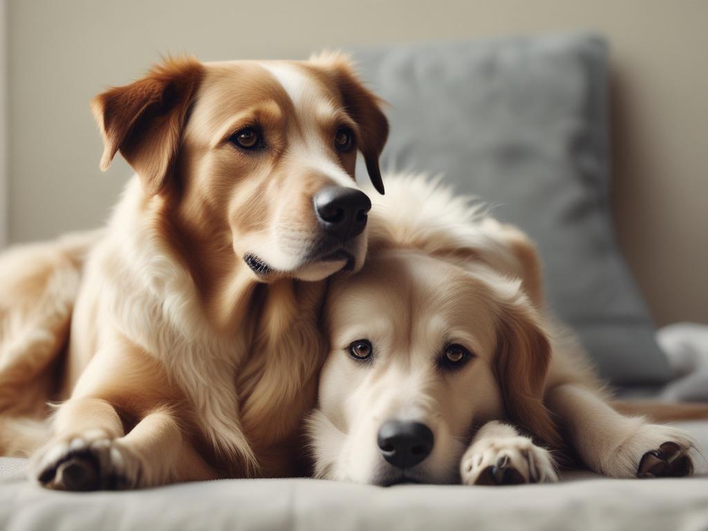 happy dog, cozy home, family style, cuddles, playtime