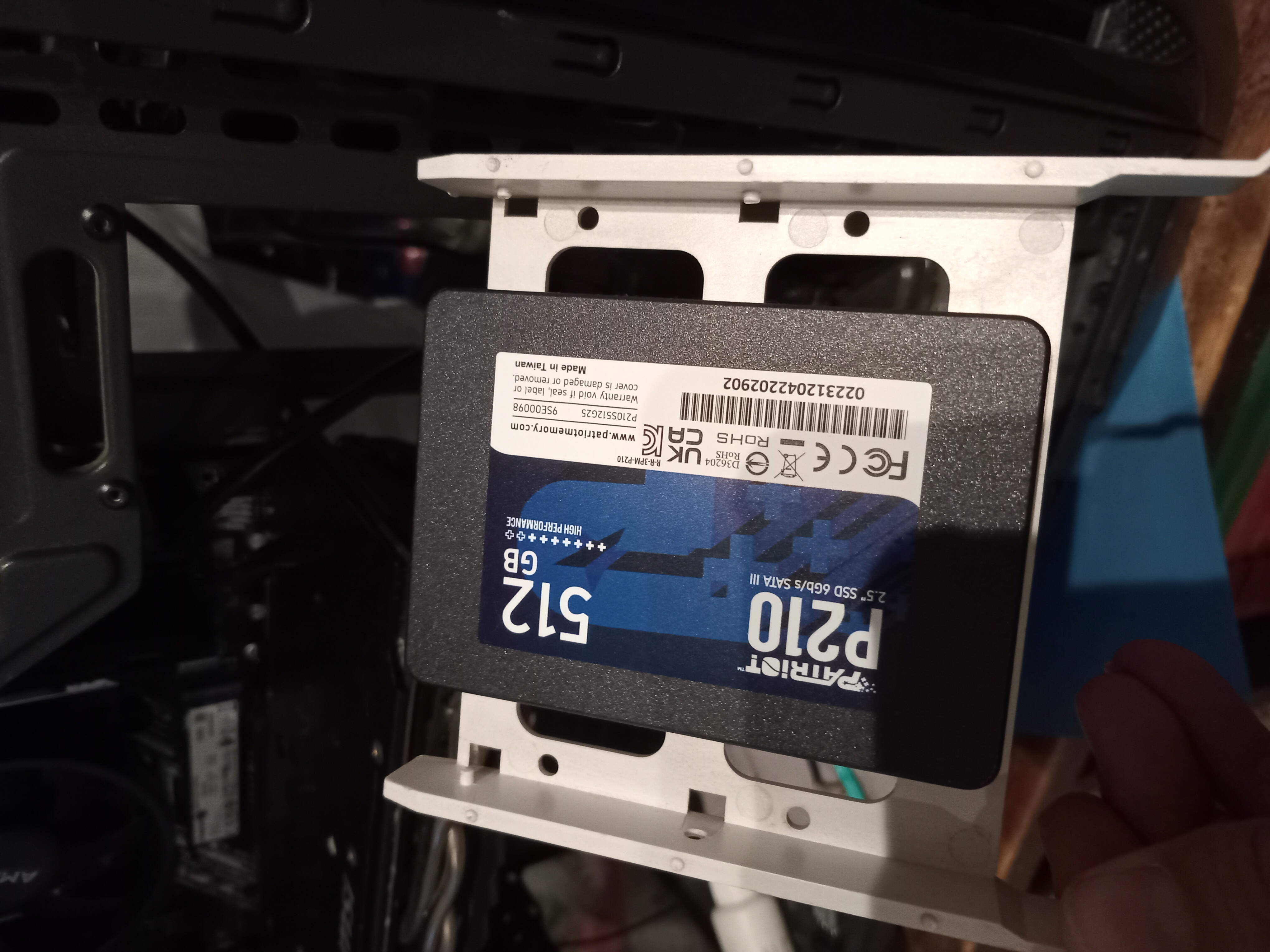 Instalación de componentes