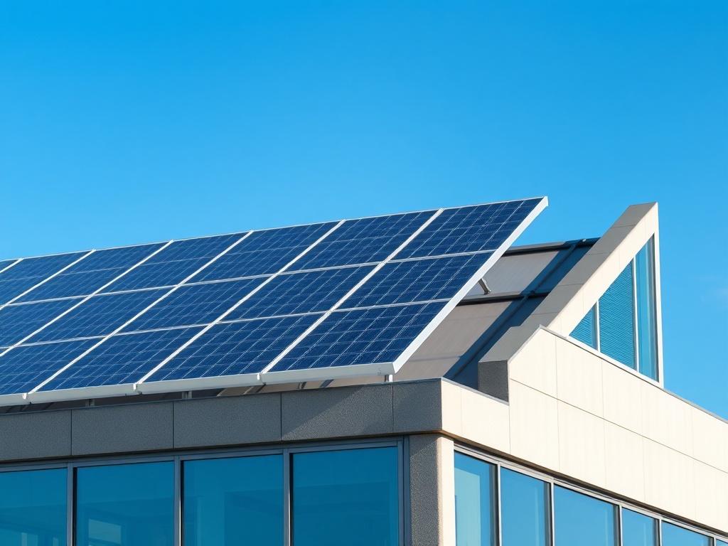 A realistic high resolution close up shot of a rooftop